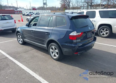 2007 BMW X3 3.0Si z USA, uszkodzony, nr VIN WBXPC93417WJ00787